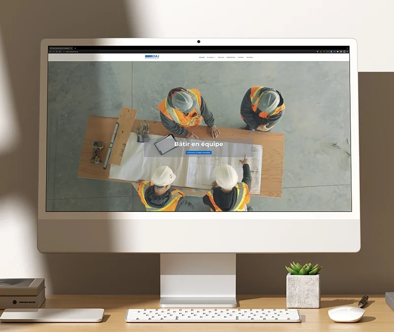 web design EMJ Construction