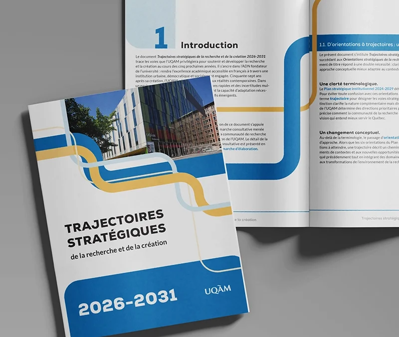 Trajectoires stratégiques de la recherche et de la création de l’UQAM